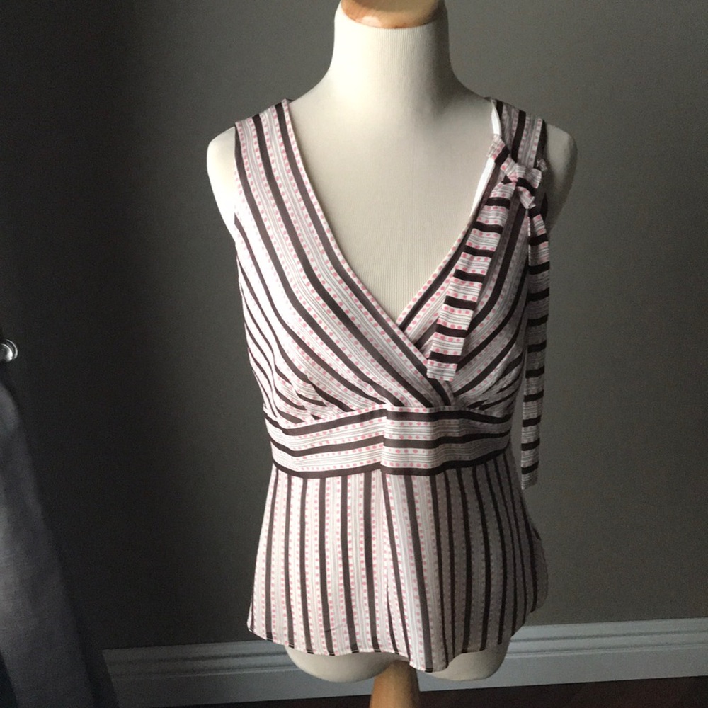 Ann Taylor Loft sleeveless dress shirt